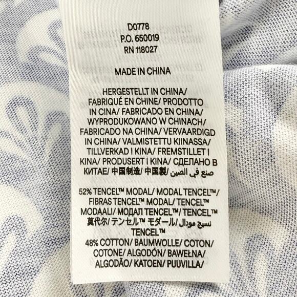 Boden Dress Women’s Julia Long Sleeve Knit Shirtdress Size 8 Blue Geometric - Picture 11 of 15